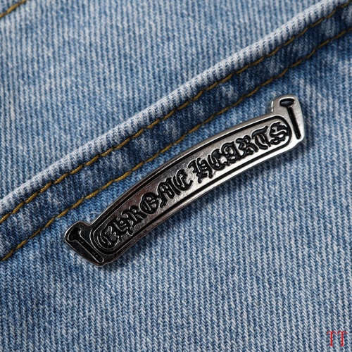 Replica Chrome Hearts Jeans For Men #1247883 $45.00 USD for Wholesale