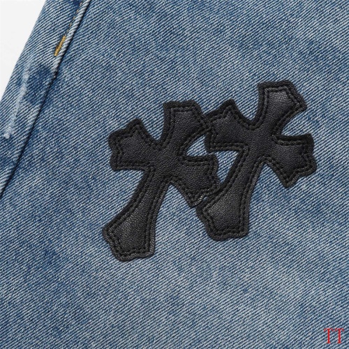 Replica Chrome Hearts Jeans For Men #1247884 $45.00 USD for Wholesale