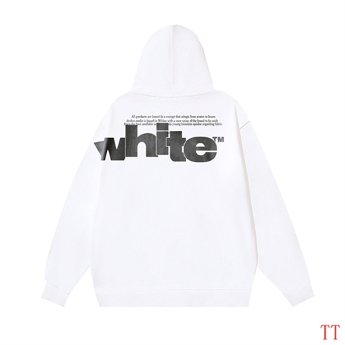 Replica Off-White Hoodies Long Sleeved For Unisex #1248280 $52.00 USD for Wholesale