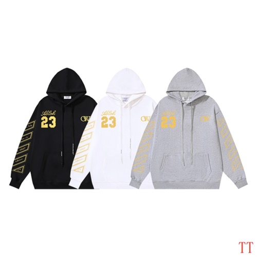 Replica Off-White Hoodies Long Sleeved For Unisex #1248284 $52.00 USD for Wholesale