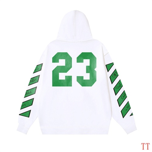 Replica Off-White Hoodies Long Sleeved For Unisex #1248290 $56.00 USD for Wholesale