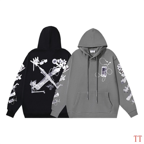 Replica Off-White Hoodies Long Sleeved For Unisex #1248317 $52.00 USD for Wholesale