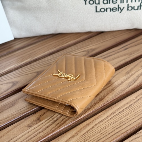 Replica Yves Saint Laurent AAA Quality Wallets #1248606 $85.00 USD for Wholesale