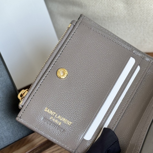 Replica Yves Saint Laurent AAA Quality Wallets #1248612 $85.00 USD for Wholesale