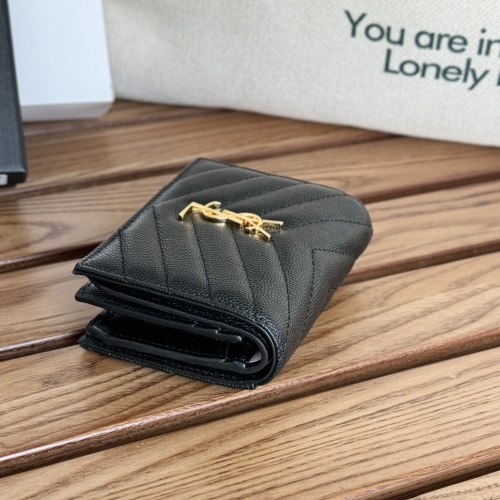 Replica Yves Saint Laurent AAA Quality Wallets #1248720 $88.00 USD for Wholesale