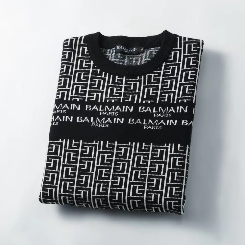 Replica Balmain Sweaters Long Sleeved For Men #1248732 $45.00 USD for Wholesale