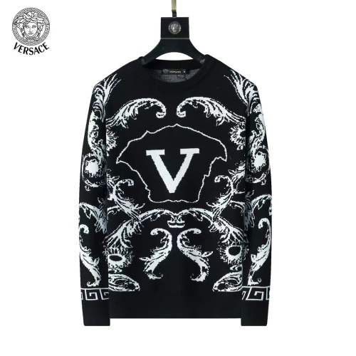 Replica Versace Sweaters Long Sleeved For Men #1248736, $45.00 USD, [ITEM#1248736], Replica Versace Sweaters outlet from China