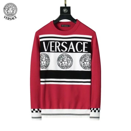 Replica Versace Sweaters Long Sleeved For Men #1248738, $45.00 USD, [ITEM#1248738], Replica Versace Sweaters outlet from China