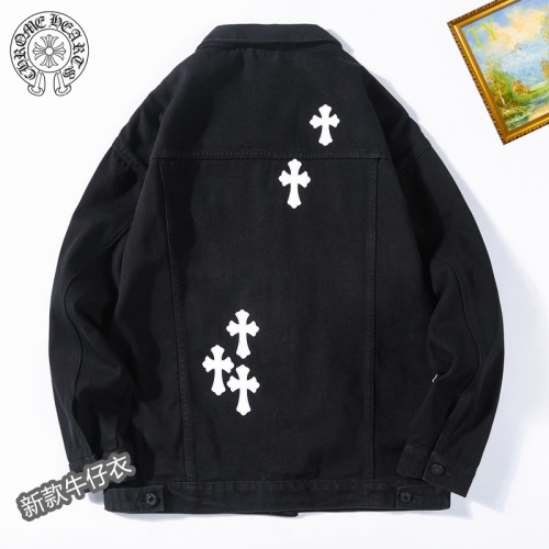 Replica Chrome Hearts Jackets Long Sleeved For Men #1248803 $60.00 USD for Wholesale