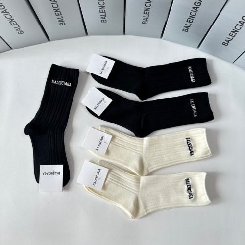 Replica Balenciaga Socks #1249184 $29.00 USD for Wholesale