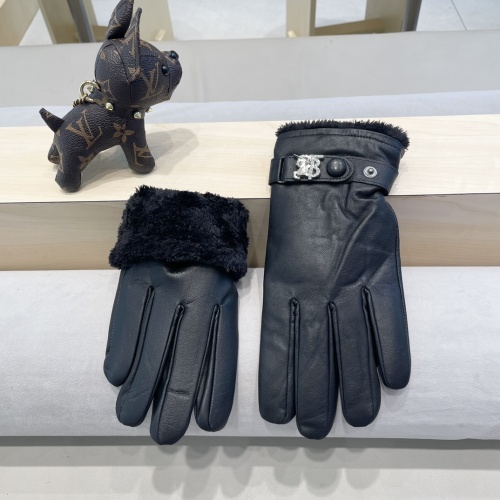 Replica Burberry Gloves For Men #1249283 $52.00 USD for Wholesale