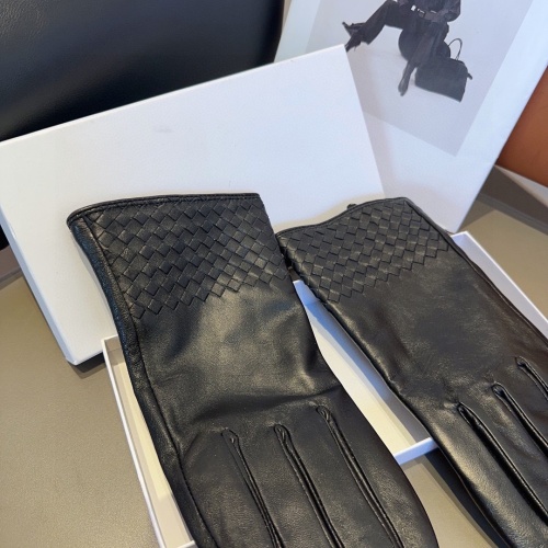 Replica Bottega Veneta BV Gloves For Men #1249298 $60.00 USD for Wholesale