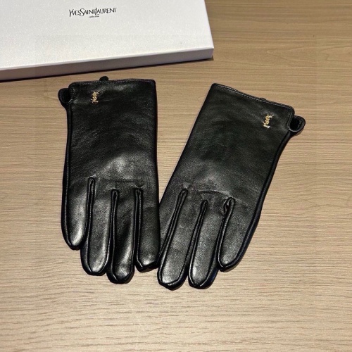 Replica Yves Saint Laurent Gloves For Women #1249301, $45.00 USD, [ITEM#1249301], Replica Yves Saint Laurent Gloves outlet from China