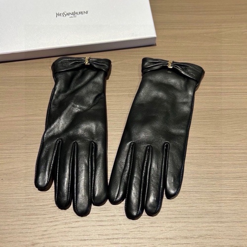 Replica Yves Saint Laurent Gloves For Women #1249302, $45.00 USD, [ITEM#1249302], Replica Yves Saint Laurent Gloves outlet from China