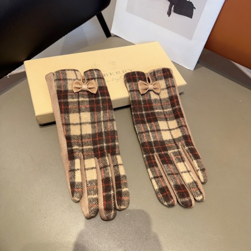 Replica Burberry Gloves #1249363 $34.00 USD for Wholesale