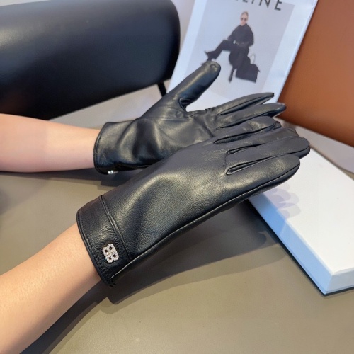 Replica Balenciaga Gloves For Women #1249369 $45.00 USD for Wholesale