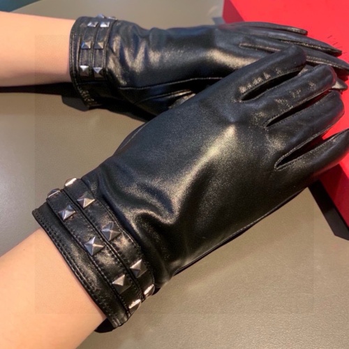 Replica Valentino Gloves For Women #1249445 $42.00 USD for Wholesale