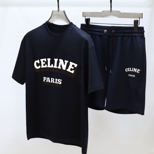 Replica Celine Tracksuits Short Sleeved For Men #1249632, $52.00 USD, [ITEM#1249632], Replica Celine Tracksuits outlet from China