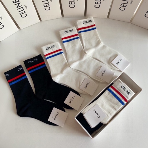 Replica Celine Socks #1249774 $29.00 USD for Wholesale