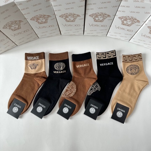 Replica Versace Socks #1249946, $25.00 USD, [ITEM#1249946], Replica Versace Socks outlet from China