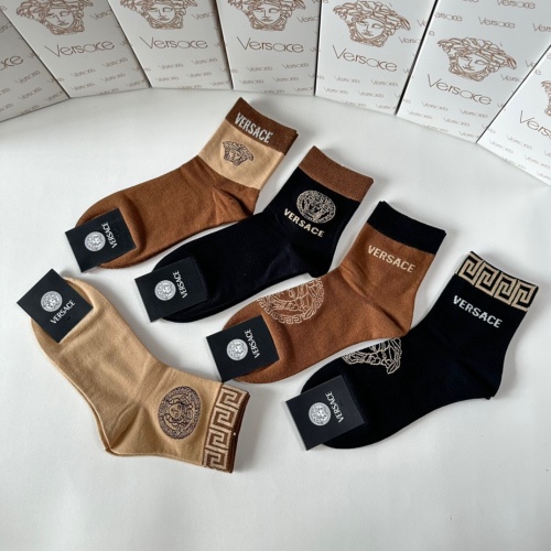 Replica Versace Socks #1249946 $25.00 USD for Wholesale