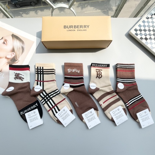 Replica Burberry Socks #1250129 $25.00 USD for Wholesale