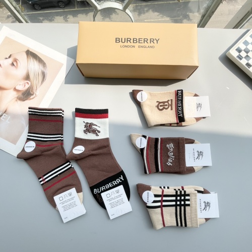 Replica Burberry Socks #1250129 $25.00 USD for Wholesale