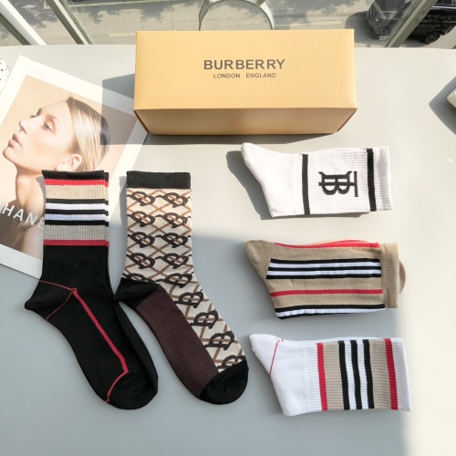 Replica Burberry Socks #1250131 $29.00 USD for Wholesale