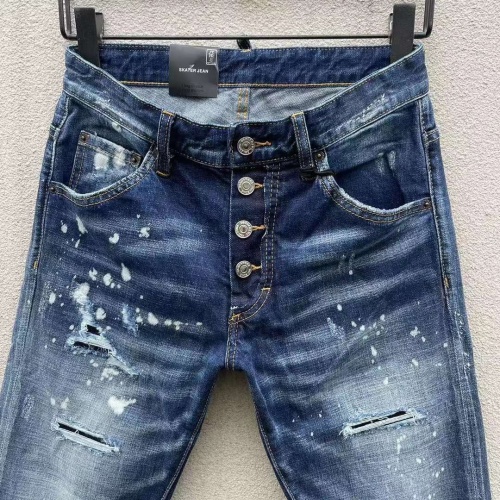 Replica Dsquared Jeans For Men #1250214 $68.00 USD for Wholesale