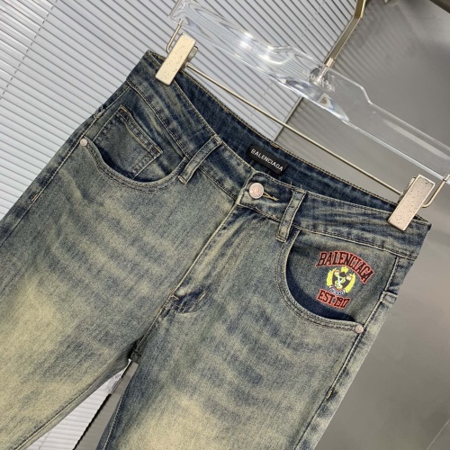 Replica Balenciaga Jeans For Men #1250262 $76.00 USD for Wholesale