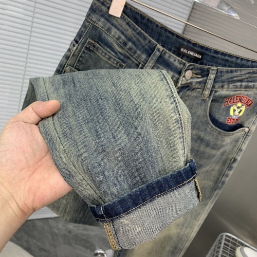 Replica Balenciaga Jeans For Men #1250262 $76.00 USD for Wholesale