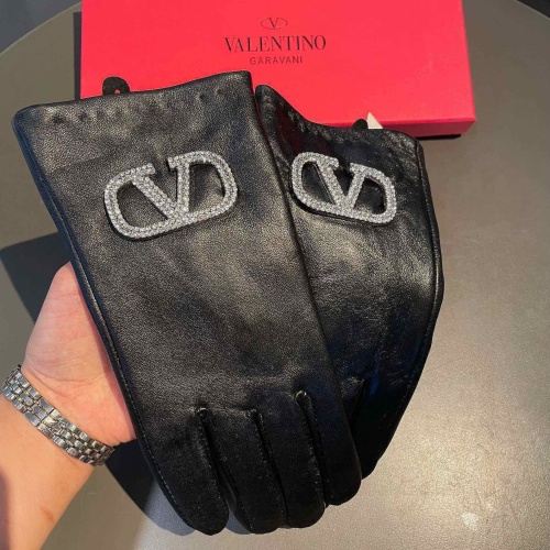 Replica Valentino Gloves For Women #1250712 $60.00 USD for Wholesale