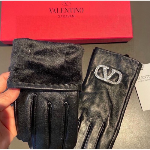 Replica Valentino Gloves For Women #1250712 $60.00 USD for Wholesale