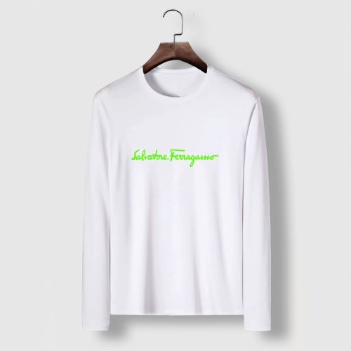 Replica Salvatore Ferragamo T-Shirts Long Sleeved For Men #1250784, $29.00 USD, [ITEM#1250784], Replica Salvatore Ferragamo T-Shirts outlet from China