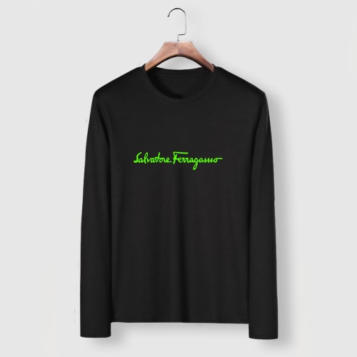 Replica Salvatore Ferragamo T-Shirts Long Sleeved For Men #1250785, $29.00 USD, [ITEM#1250785], Replica Salvatore Ferragamo T-Shirts outlet from China