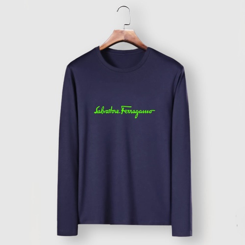 Replica Salvatore Ferragamo T-Shirts Long Sleeved For Men #1250786, $29.00 USD, [ITEM#1250786], Replica Salvatore Ferragamo T-Shirts outlet from China