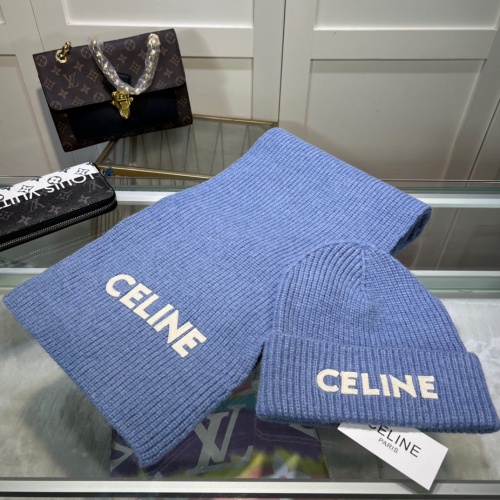 Replica Celine Hat and Scarf Set #1250866, $48.00 USD, [ITEM#1250866], Replica Celine Hat and Scarf and Glove Set outlet from China