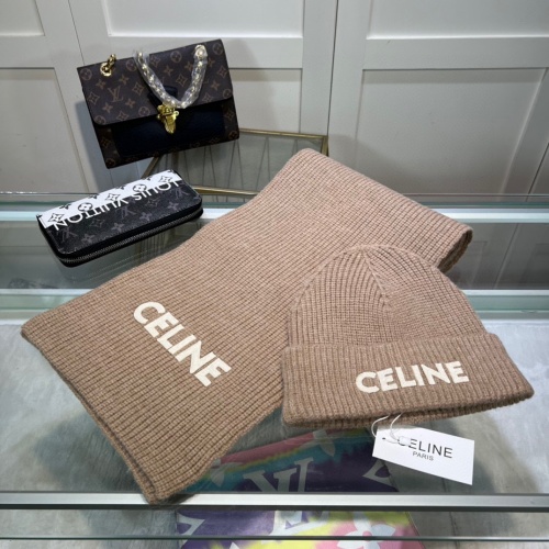 Replica Celine Hat and Scarf Set #1250867, $48.00 USD, [ITEM#1250867], Replica Celine Hat and Scarf and Glove Set outlet from China