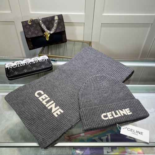 Replica Celine Hat and Scarf Set #1250868, $48.00 USD, [ITEM#1250868], Replica Celine Hat and Scarf and Glove Set outlet from China