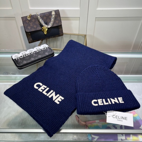 Replica Celine Hat and Scarf Set #1250869, $48.00 USD, [ITEM#1250869], Replica Celine Hat and Scarf and Glove Set outlet from China