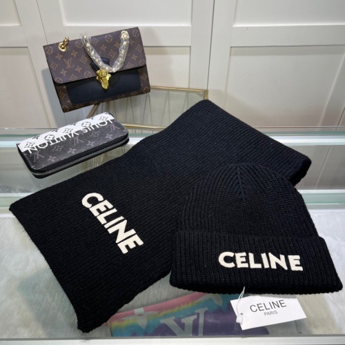 Replica Celine Hat and Scarf Set #1250870, $48.00 USD, [ITEM#1250870], Replica Celine Hat and Scarf and Glove Set outlet from China