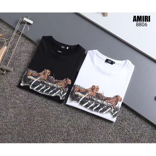 Replica Amiri T-Shirts Short Sleeved For Men #1250910 $29.00 USD for Wholesale