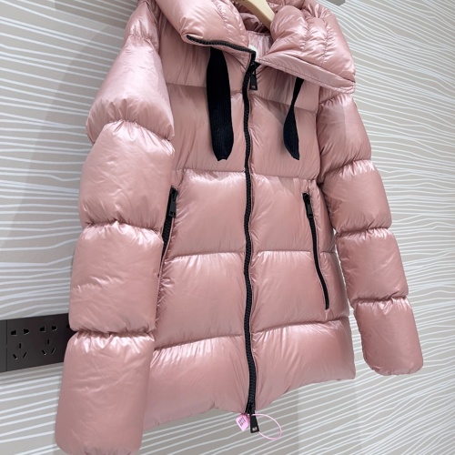 Replica Moncler Down Feather Coat Long Sleeved For Women #1250943 $212.00 USD for Wholesale