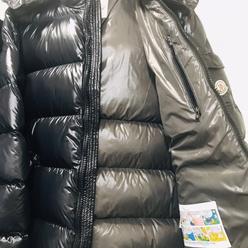 Replica Moncler Down Feather Coat Long Sleeved For Unisex #1251212 $195.00 USD for Wholesale