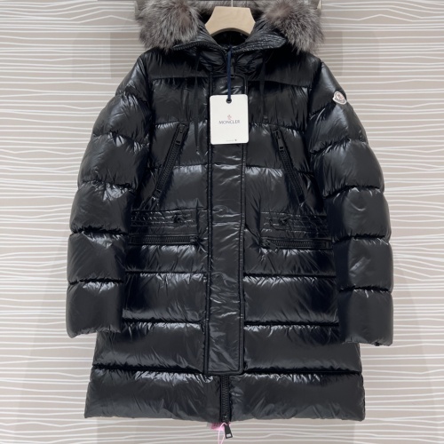 Replica Moncler Down Feather Coat Long Sleeved For Women #1251258, $284.30 USD, [ITEM#1251258], Replica Moncler Down Feather Coat outlet from China