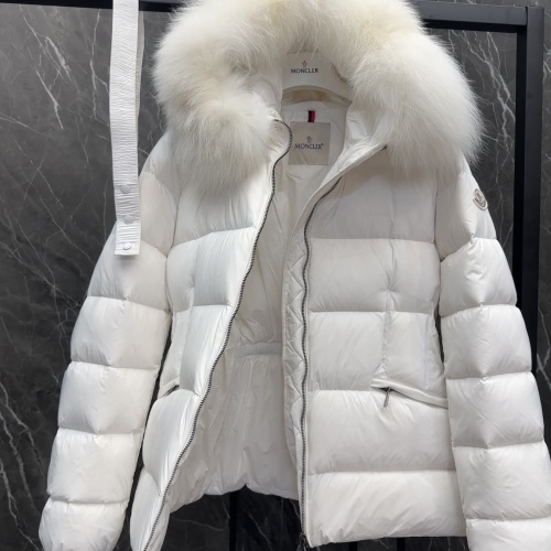 Replica Moncler Down Feather Coat Long Sleeved For Women #1251263 $34.00 USD for Wholesale