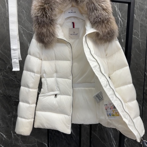 Replica Moncler Down Feather Coat Long Sleeved For Women #1251264 $230.00 USD for Wholesale