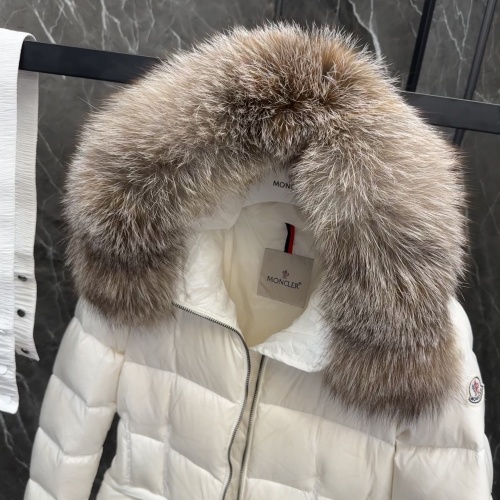 Replica Moncler Down Feather Coat Long Sleeved For Women #1251264 $230.00 USD for Wholesale