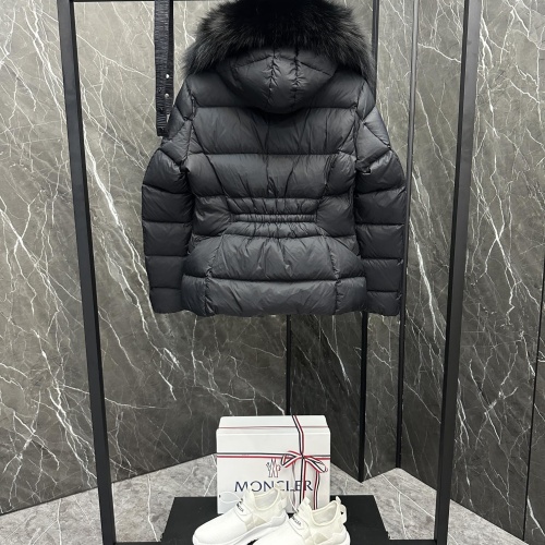 Replica Moncler Down Feather Coat Long Sleeved For Women #1251266 $230.00 USD for Wholesale