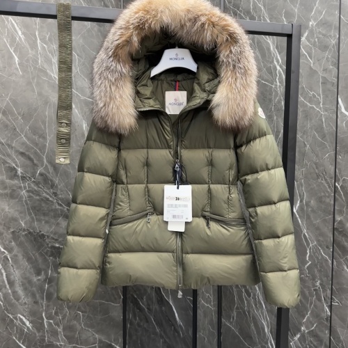 Replica Moncler Down Feather Coat Long Sleeved For Women #1251268 $230.00 USD for Wholesale